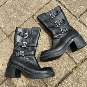 90s Harley Davidson boots
